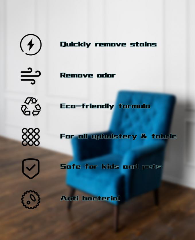 Υφασματική συσκευή φροντίδας επίπλων Καθίσμα αυτοκινήτου Λευκό ύφασμα καναπέδες καθαριστικό σαπούνι υγρό σπρέι καθαριστικό υφασμάτων και αποσμητικό 1